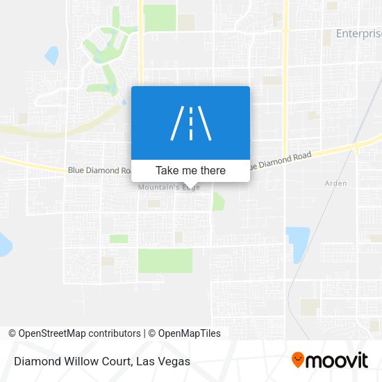 Diamond Willow Court map