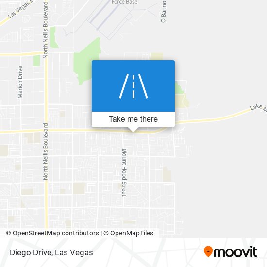 Diego Drive map