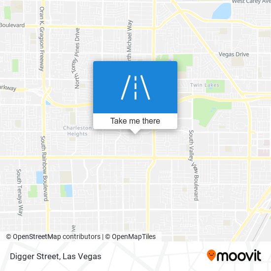 Digger Street map