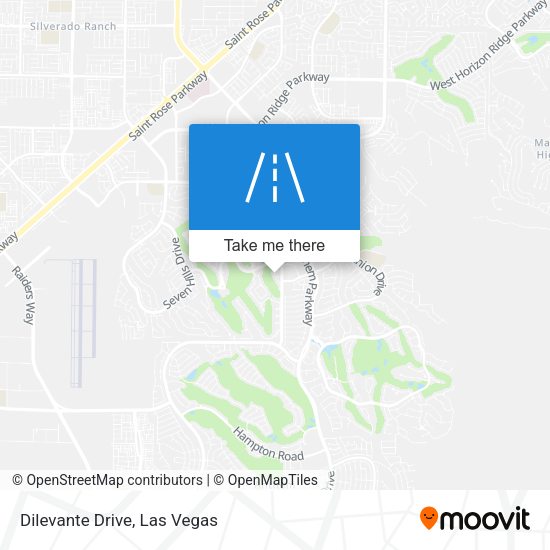 Mapa de Dilevante Drive