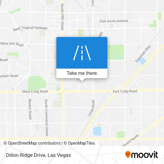 Dillon Ridge Drive map