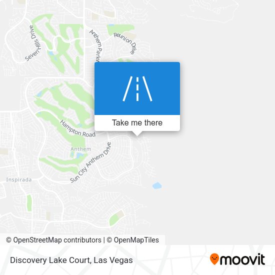 Discovery Lake Court map