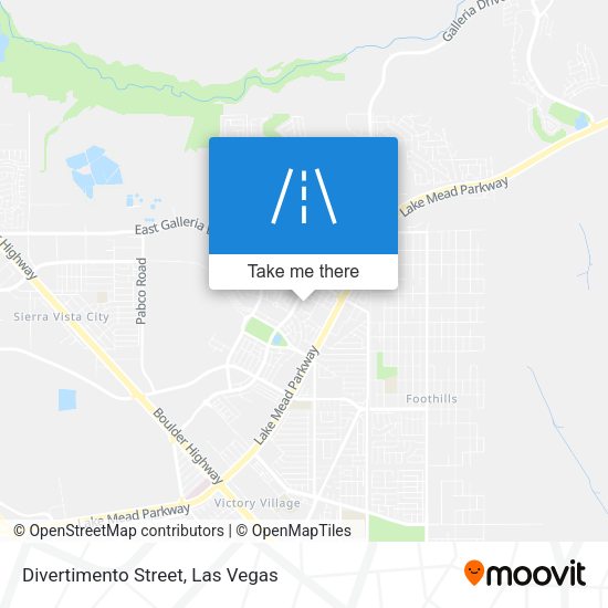 Mapa de Divertimento Street