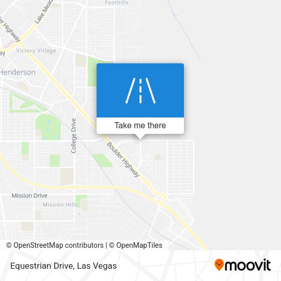 Equestrian Drive map