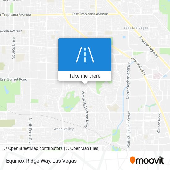 Equinox Ridge Way map