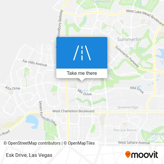 Esk Drive map