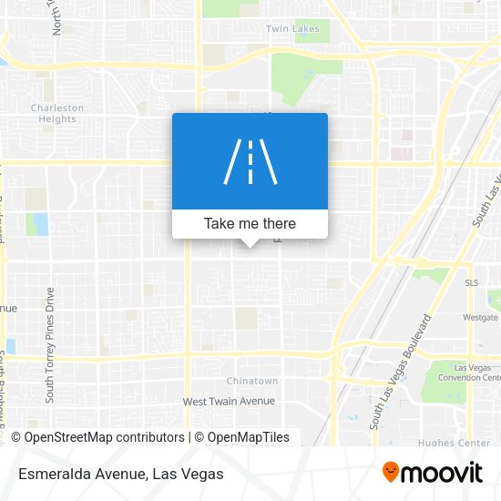 Esmeralda Avenue map