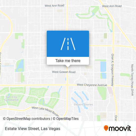Mapa de Estate View Street