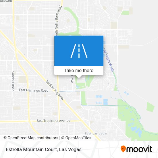 Estrella Mountain Court map