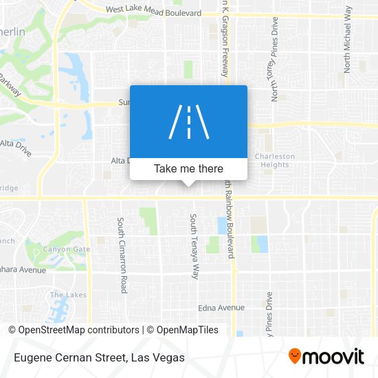 Mapa de Eugene Cernan Street