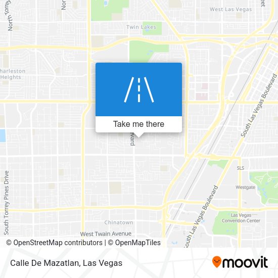 Mapa de Calle De Mazatlan