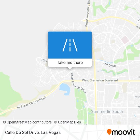 Mapa de Calle De Sol Drive