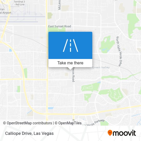 Mapa de Calliope Drive