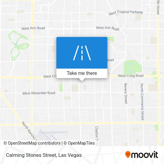 Mapa de Calming Stones Street