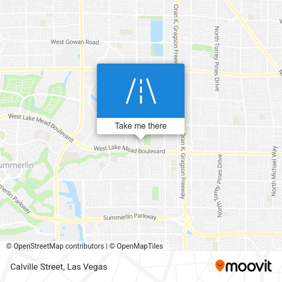 Calville Street map