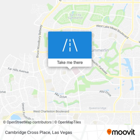 Cambridge Cross Place map