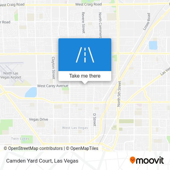 Camden Yard Court map