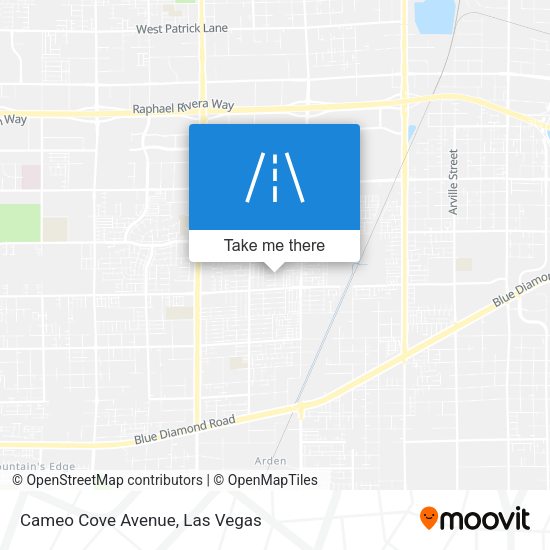 Cameo Cove Avenue map