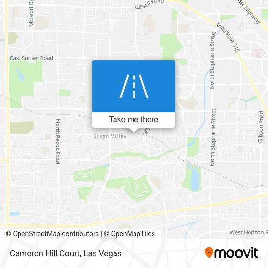 Cameron Hill Court map