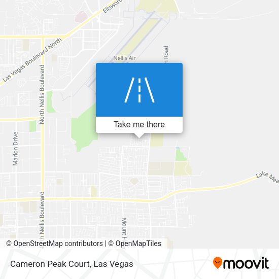Cameron Peak Court map
