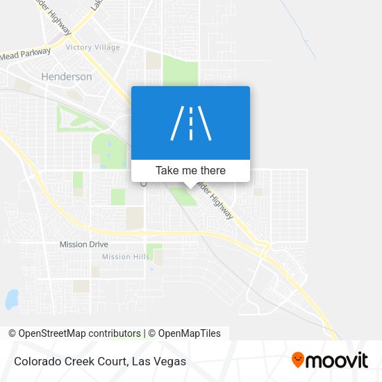 Colorado Creek Court map