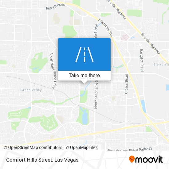Comfort Hills Street map