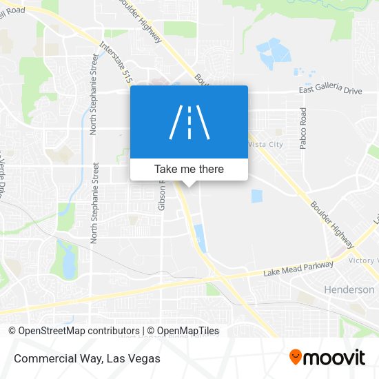 Mapa de Commercial Way