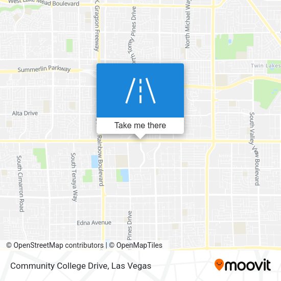 Community College Drive map