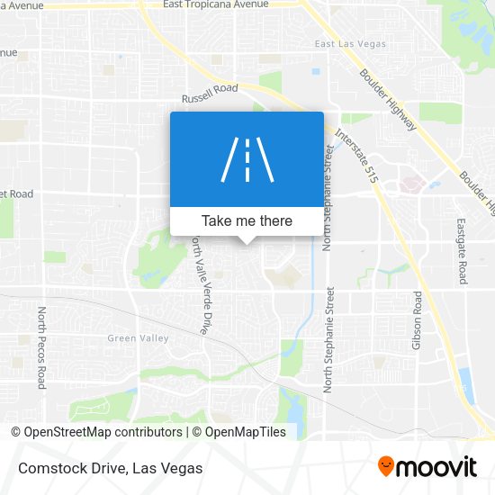 Mapa de Comstock Drive