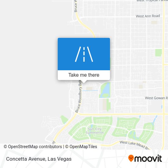 Mapa de Concetta Avenue