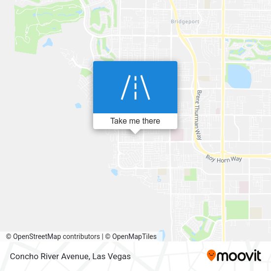 Concho River Avenue map