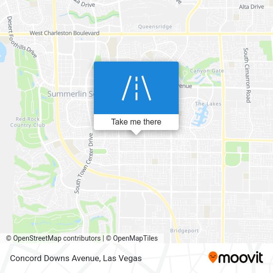 Concord Downs Avenue map