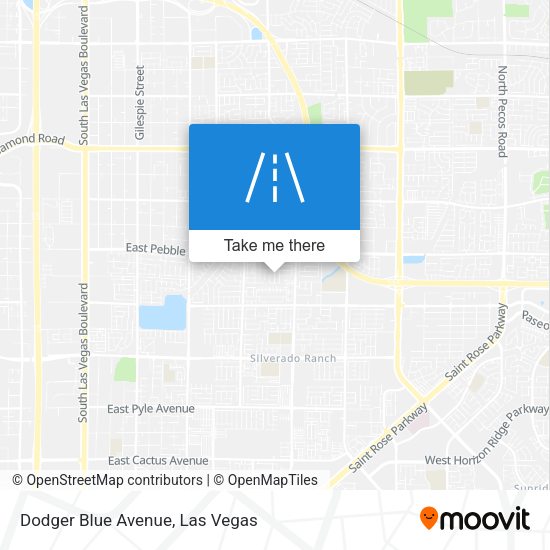 Dodger Blue Avenue map