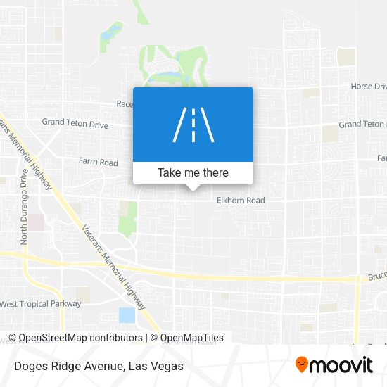 Mapa de Doges Ridge Avenue