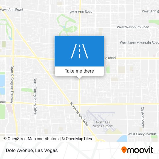 Mapa de Dole Avenue