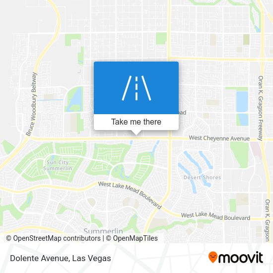 Mapa de Dolente Avenue