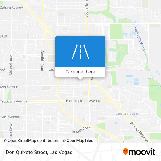 Don Quixote Street map