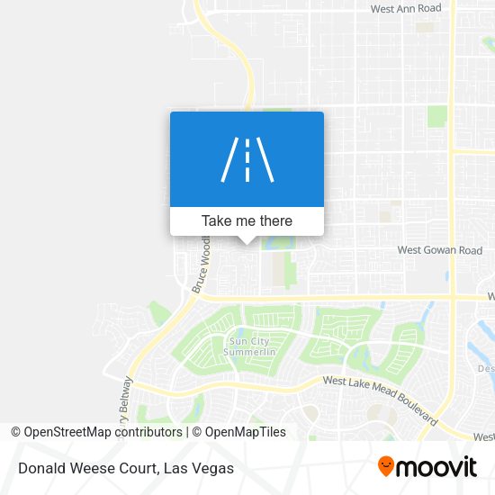 Mapa de Donald Weese Court