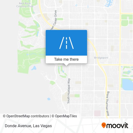 Mapa de Donde Avenue