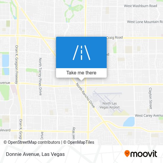 Mapa de Donnie Avenue
