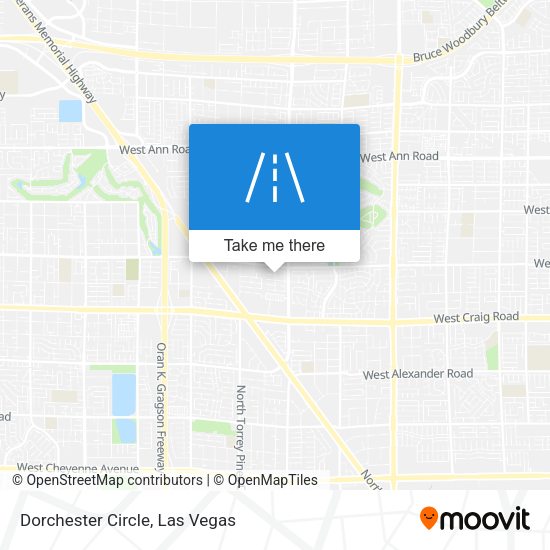 Dorchester Circle map