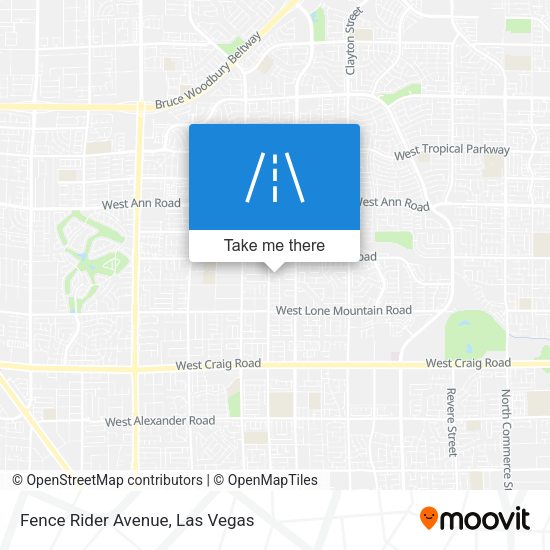 Mapa de Fence Rider Avenue