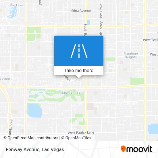Mapa de Fenway Avenue