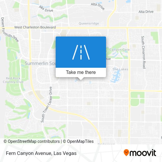 Mapa de Fern Canyon Avenue