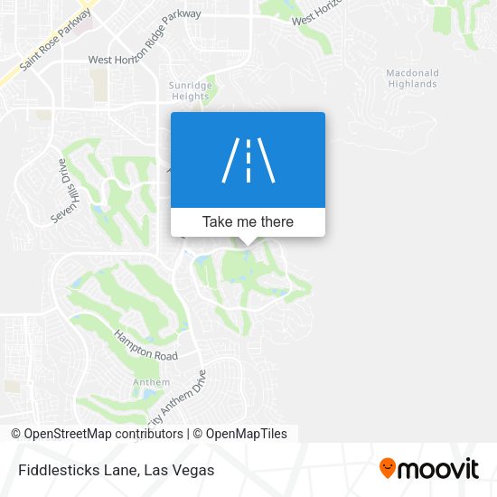 Fiddlesticks Lane map