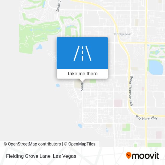 Fielding Grove Lane map