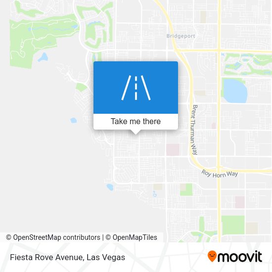 Fiesta Rove Avenue map