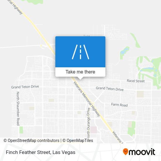 Finch Feather Street map