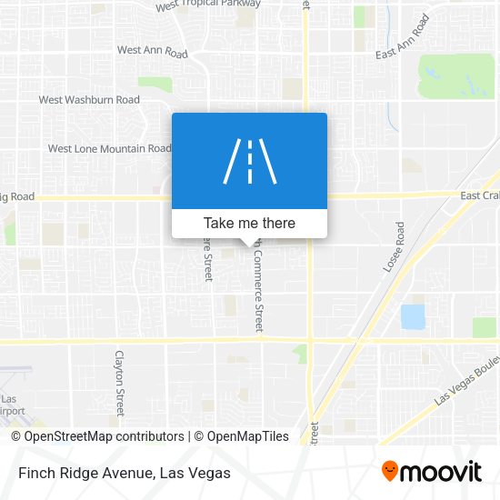 Finch Ridge Avenue map