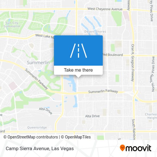 Mapa de Camp Sierra Avenue